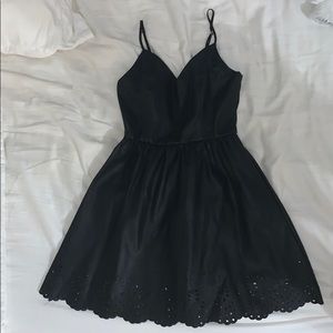 Faux leather dress